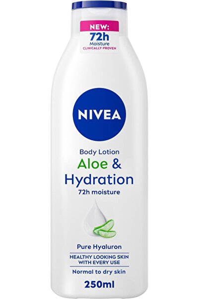 Nivea Body لوشن للبشرة العادية إلى الجافة، بالصبار والترطيب مع هيالورون نقي 1...