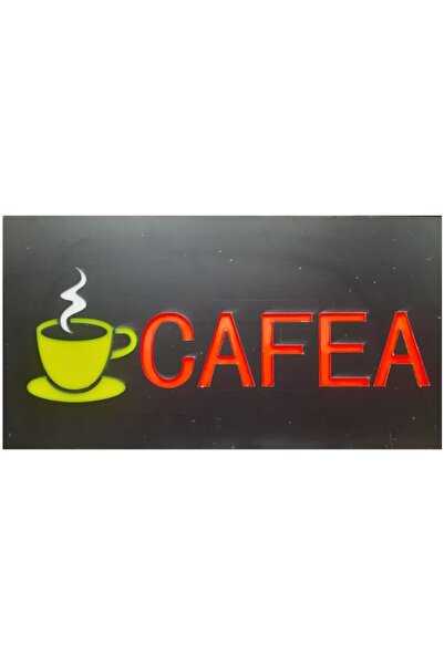odjas Reclama luminoasa Ledstar, CAFEA, de exterior / interior, 44 x 24 cm