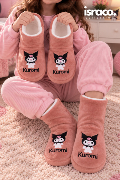 israco Kaydırmaz Taban Panduf Kız Çocuk Bot Model Anaokulu Ev Kreş Ayakkabısı