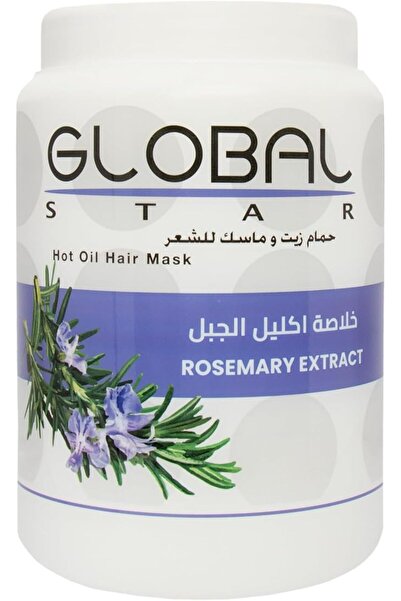 Globalstar قناع الشعر بزيت إكليل الجبل الساخن 1500 مل