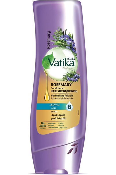 Vatika Ayurveda بلسم فاتيكا ناتشورالز بالروزماري لتقوية الشعر 360 مل |   مُشب...