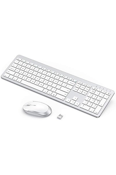 Seenda Wireless Keyboard and Mouse Combo, Rechargeable Quiet Keyboard Mouse, ...