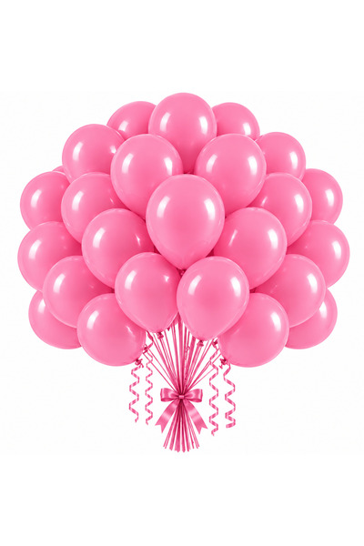 genaja Set 75 Baloane Latex Roz 26 cm, Decor Petrecere, Evenimente, Baby Show...