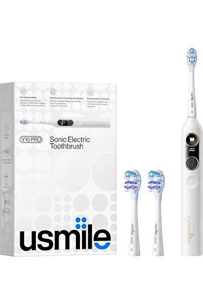 Usmile Y10 PRO Rechargeable Electric Toothbrush with Smart Display, Missed Sp...