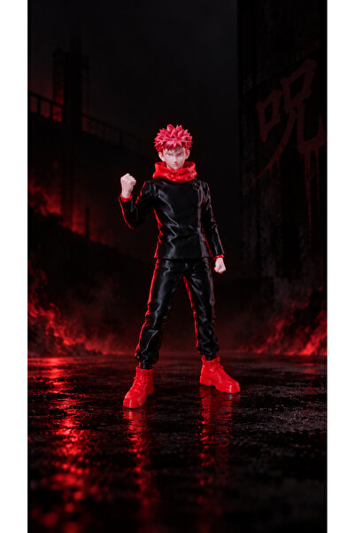 U3D Itadori Yuji Figürü - Jujutsu Kaisen - 17 cm Anime Figür - Dekoratif Model
