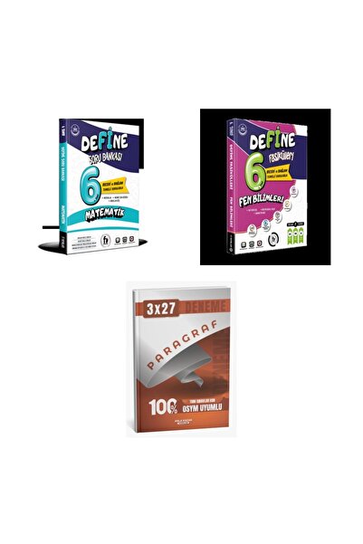 Fi Yayınları 2027 Fi 6. SINIF YENİ BASKI Matematik DEFİNE + Fen BİLİMLERİ FAS...