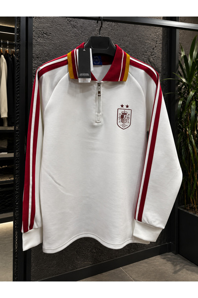 SENVISION Spain Arma Detaylı Premium Fermuarlı Sweatshirt Taraftar