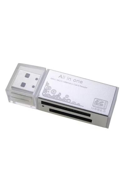 Temiz Pazar 6070 قارئ بطاقات USB متعدد الوظائف SD Micro MMC MS MicroSd Sdhc م...
