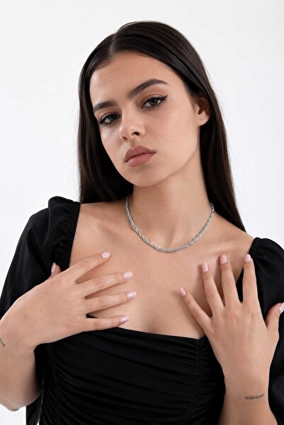 JİMNY JEWELRY Sevra Steel Chain Necklace, Make Your Own Combination
