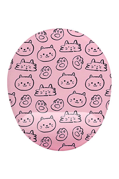 iyi fikirler Pempe Kedi Desenli Bilek Destekli Mouse Pad