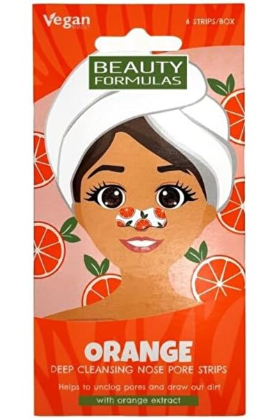BEAUTY FORMULAS BEAUTY FORMULA ORANGE NOSE PORE STRIPS 6'S