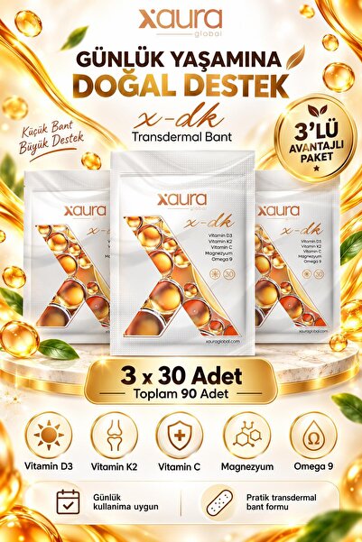 xaura X-Dk 30'lu Transdermal Bant 3 Adet