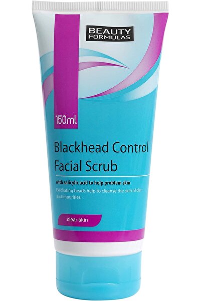 BEAUTY FORMULAS Blackhead Control Facial Scrub,150Ml