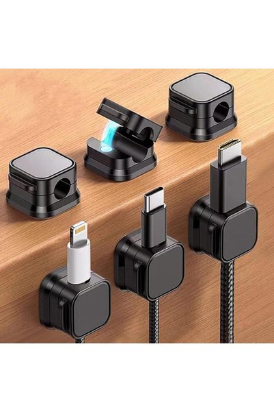 GENERAL 6 Pack Magnetic Cord Organizer, Effortless Cord Management, Computer ...