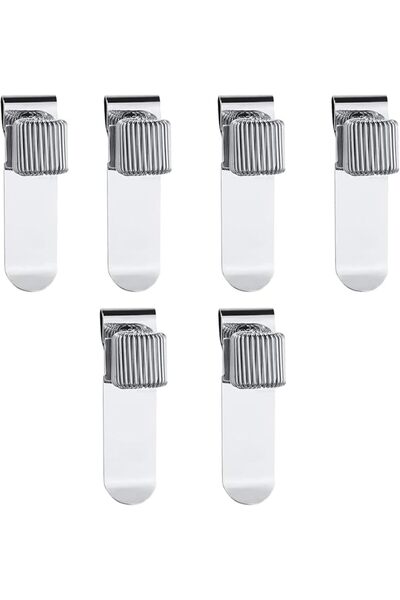 GENERAL WVRLY 6-Piece Spring Loop Pen Holder Clip Accessories Portable Metal ...