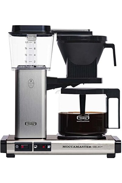 Moccamaster KBG Select, Filter Coffee, Coffee Makers, Brushed, UK Plug, 1.25 ...