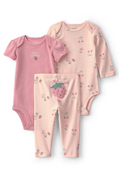 Carter's Layette Kız Bebek 3'lü Set CTR-1V253610