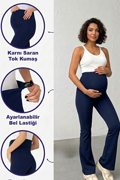 Pavotti İspanyol Paça Ayarlanabilir Yüksek Bel Esnek Toparlayıcı ve Sıkılaştı...