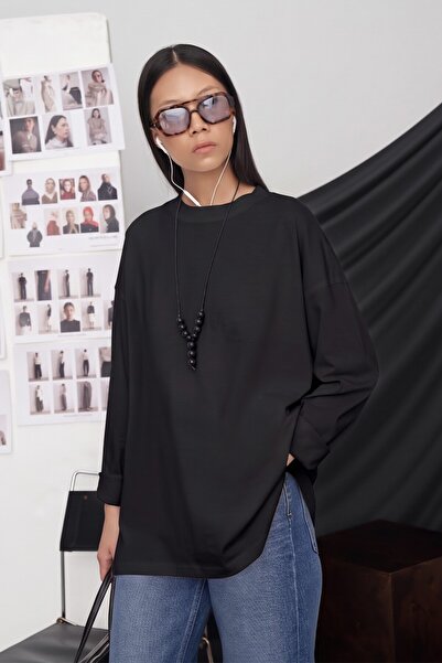 KADRİYE BAŞTÜRK Helie Basic T-Shirt Black