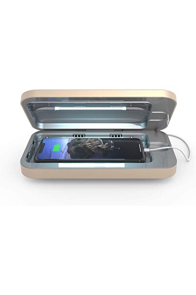 Phonesoap جهاز تعقيم للهواتف المحمولة بالأشعة فوق البنفسجية مع صندوق شحن مزدو...