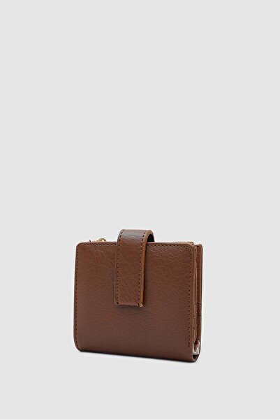 Shule Bags Fash Kadın Cüzdan Acı Kahve