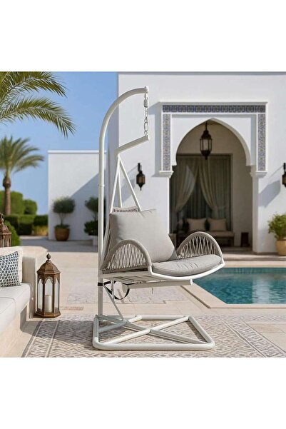 PAN HOME Goploania Outdoor Swing - Off White