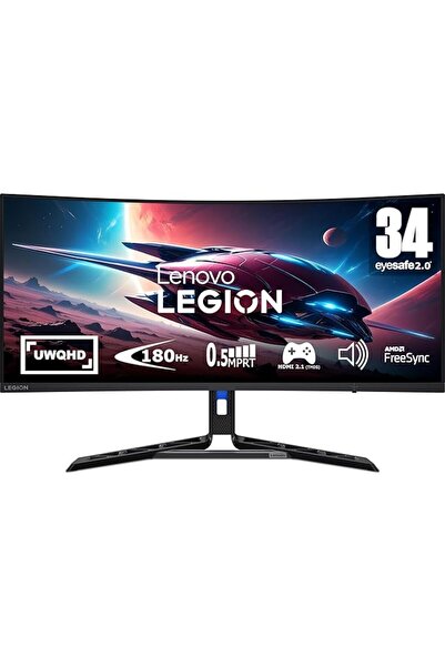 LENOVO HALI شاشة ألعاب لينوفو ليجون R34w-30 UWQHD بدقة 3440x1440 مع تقنية حما...