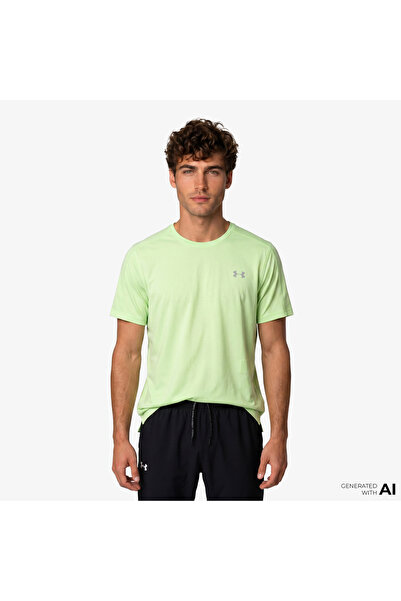 Under Armour Velociti Reflct Ss Men's Yellow Running T-Shirt