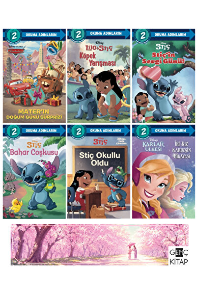 Beta Yayınları Disney Arabalar - Lilo & Stiç - Karlar Ülkesi 6 Kitap Çıkartma...
