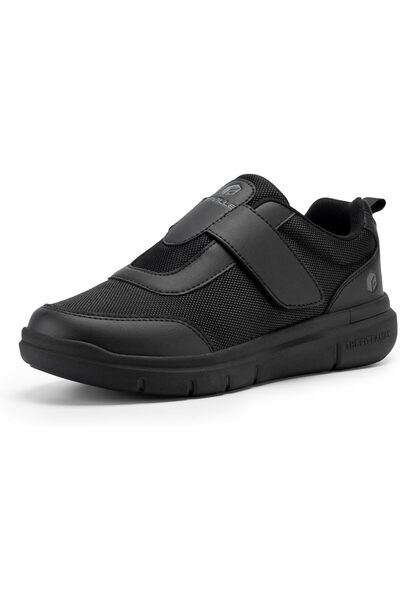 FitVille Shoes for Men Adjustable Slip-on Extra Wide Walking Shoes for Swolle...