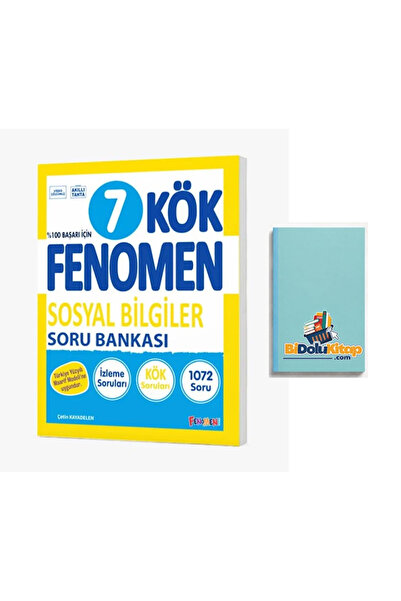 Fenomen Yayıncılık FENOMEN 7 KÖK SOSYAL BİLGİLER SORU BANKASI (DEFTER HEDİYE)