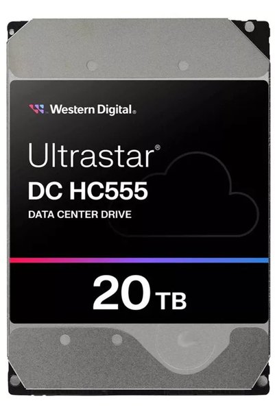 WD HDD 20TB 7200RPM 512MB Ultrastar DC HC555 3.5"