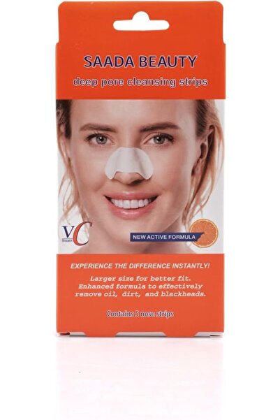 SAADA BEAUTY شرائط تنظيف عميق لمسام الأنف، 5 قطع