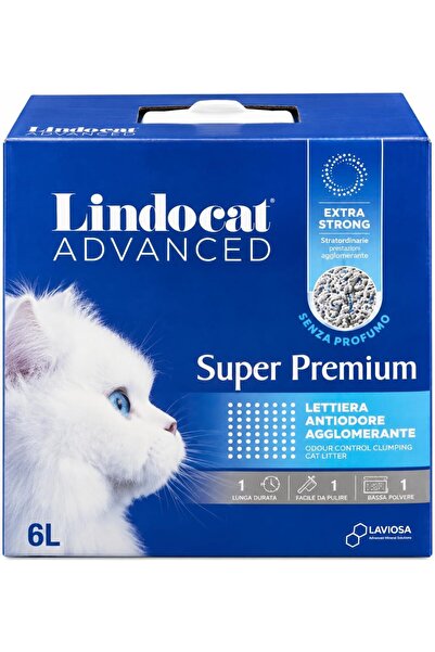 Lindo Lindu Cat Advanced Super Premium Clumping Cat Litter Odor Control 6L Ex...