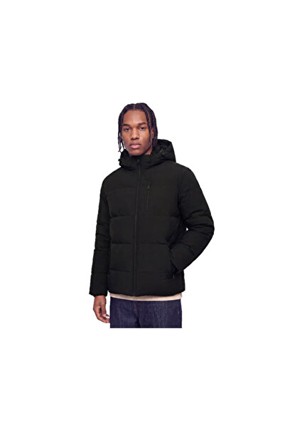 Jack & Jones Jack Jones Jjebecks Puffer Sn Men's Casual Coat 12298858-Black B...