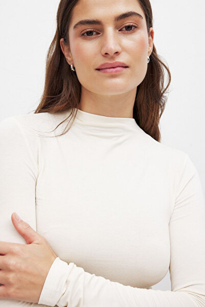 Nika Fashion Μπλούζα με λαιμόκοψη Huri από 95% βαμβάκι Premium Soft
