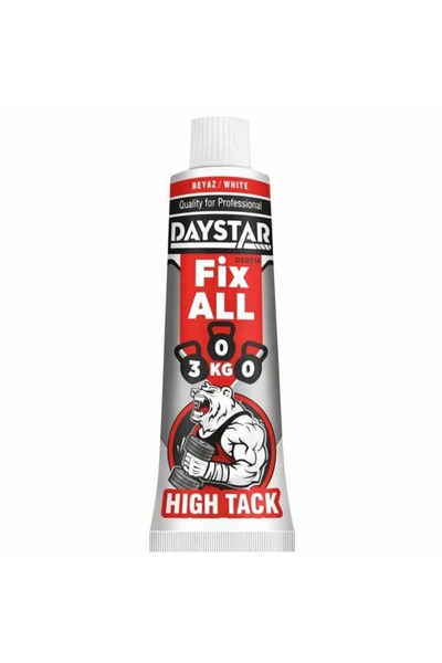 daystar Korniş Yapışrıcı silikon Tüp 100gr HIGH TACK FİX ALL