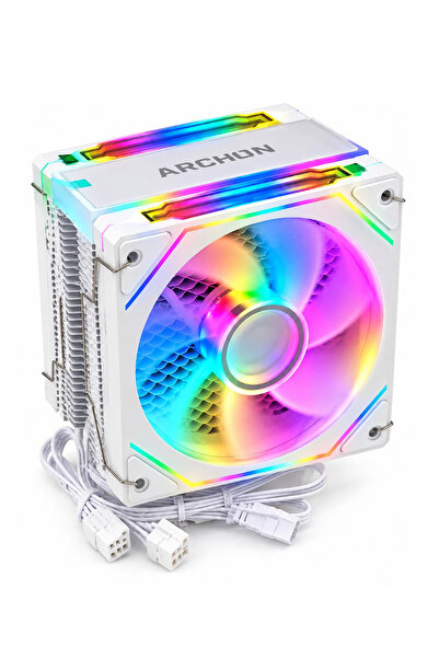 Archon Freezer X6 2 Fans 6 Copper Pipes Argb Intel/Amd Tower Type Controlled ...
