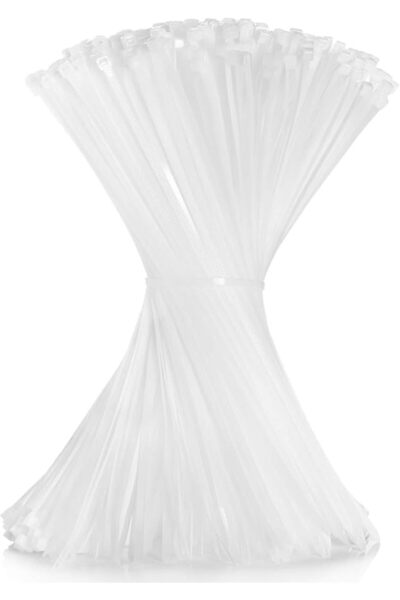 Moment Self Locking Cable Ties | 150 x 3.6 mm 6" inch | 100 Pieces, White | H...