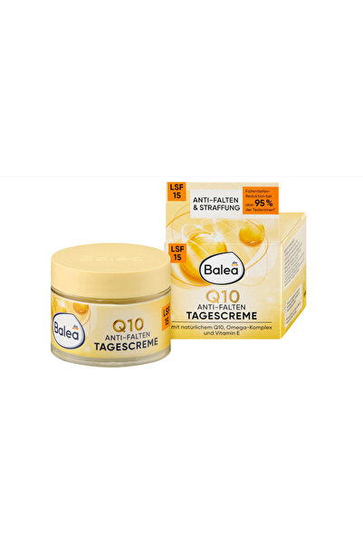 BALEA Kırışıklık Karşıtı Yüz Kremi Q10 SPF 15, 50 ml