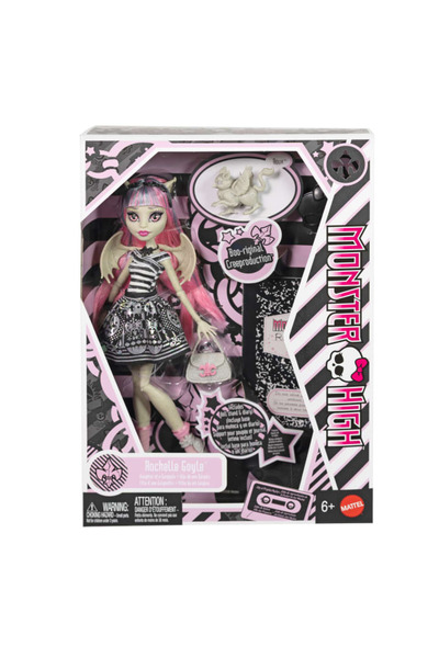 MONSTER HIGH Συλλεκτική Κούκλα Αναπαραγωγής Ροσέλ Γκόιλ, 26,5 εκ., με Ρου ξαι...