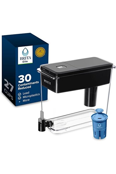 BRITA موزع مياه ألترا ماكس إيليت مع فلتر، يزيل 99% من الرصاص، يتضمن فلتر واحد...