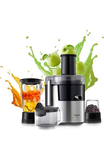 PANASONIC PROFESSIONAL Panasonic 3-In-1 Juicer Extractor/ Blender/ Grinder, 8...