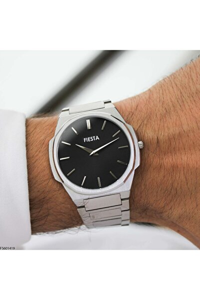 Fiesta Fs601419 Men's Wristwatch with Steel Strap
