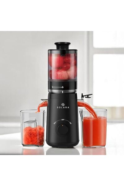 SOLARA Cold Press Juicer for Home, Slow Juicer Cold Pressed Machine for Fruit...