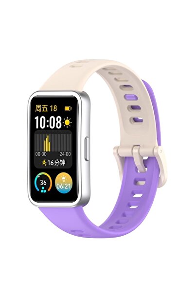Müller ®   Curea din silicon, compatibilă cu Huawei Honor Band 8 și Band 9, C...