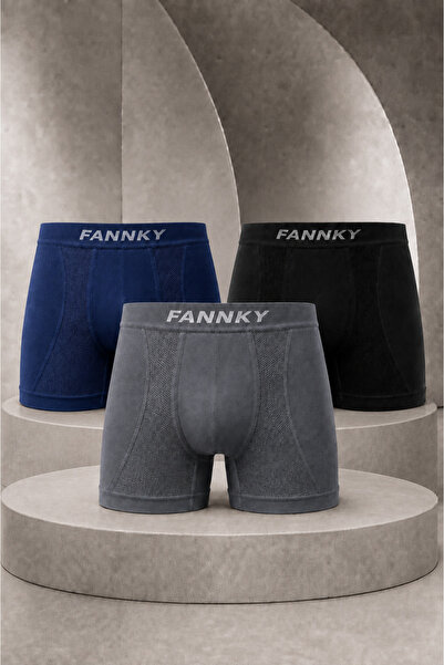 FİT WOMEN Men's Casual Comfort Daily 3-Piece Boxer