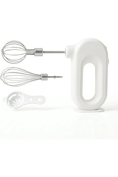 GENERAL Colorful Mini Cordless Hand Mixer, Self-Standing USB Rechargeable Han...