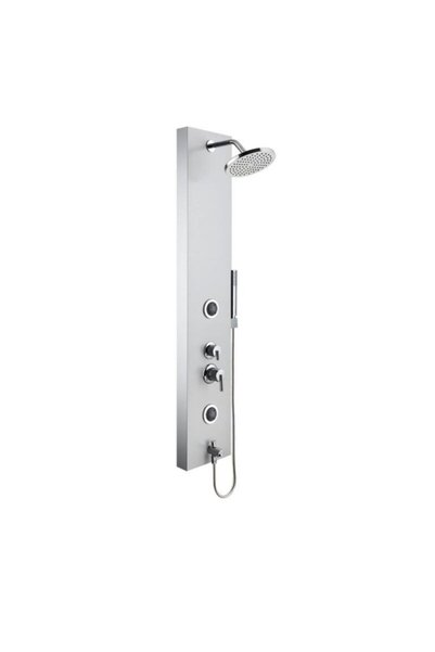 VitrA Move A45813 Masajlı Duş Sistemleri, Gümüş Gri