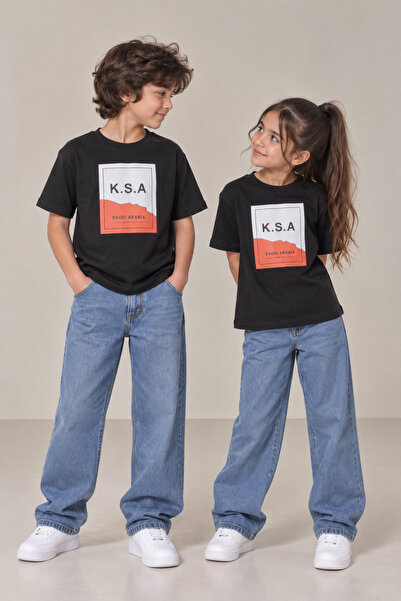 TOP CLOTHE Tayshirat Al-Tayq Mountain Ksa Saudi National Day Kids T-Shirt- 10...